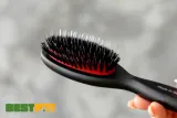 Tauro Pro Line Prestige Щітка з деревини бука і щетини кабана 16 мм з нейлоновими зубчиками, чорна, мала, 18 х 4,6 см — фото 3