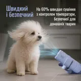 Tauro Pro Line Універсальний фен для тварин із гнучкою системою кріплення на шиї, з вилкою ЄС, фіолетовий — фото 4