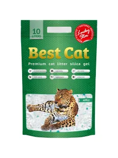 Силікагелевий наповнювач «Best Cat» Green Apple 10л