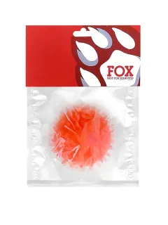 Іграшка для собак ТМ «FOX» «М’яч із шипами» червоний, 7,5 см (із запахом ванілі)