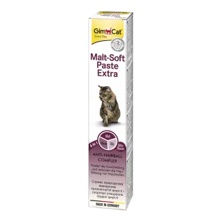 Паста GimCat Every Day Malt-Soft Paste Extra для котів для виведення шерсті зі шлунку 50 г