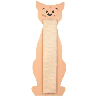 Дряпка Trixie для котів у формі кота з сизалю і котячою м’ятою 21 х 56 см бежева