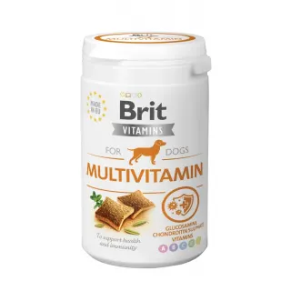 Вітаміни Brit Vitamins Multivitamin для дорослих собак для підтримки здоров’я й імунітету з куркою 150 г