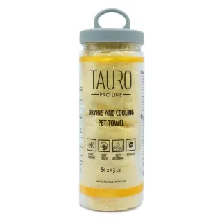 Tauro Pro Line Рушник для сушки та охолодження тварин 64 х 43 см жовтий