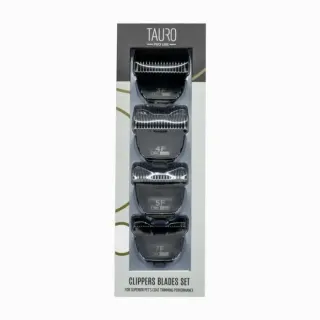 Tauro Pro Line Набір змінних лез із нержавної сталі для машинок для стрижки шерсті тварин, 3, 6, 9, 12 мм