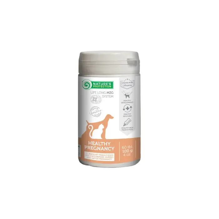 Nature’s Protection Healthy Pregnancy Харчова добавка для підтримки харчових потреб вагітних і лактуючих собак і котів, 60 таблеток